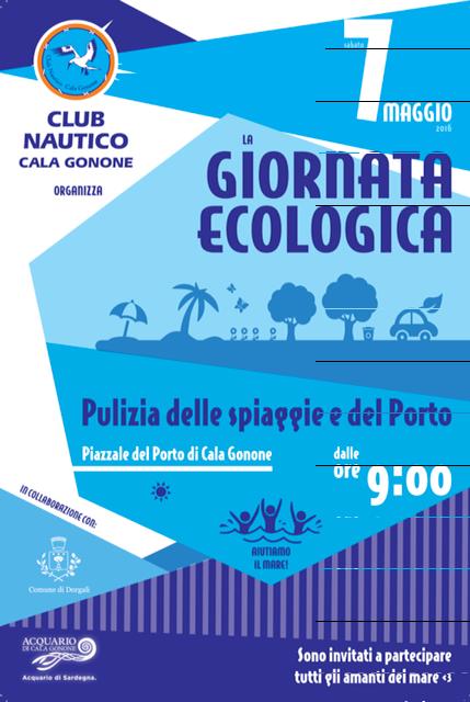 Locandina pulizia del porto